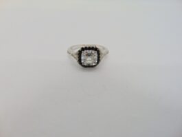 Inel din argint si cubic zirconia