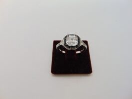 Inel din argint si cubic zirconia