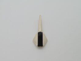 Pandantiv art deco din argint 835 cu onix