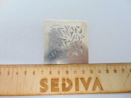 Brosa lucrata manual din argint