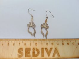 Cercei din argint filigran