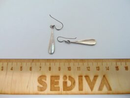 Cercei din argint cu sidef