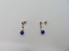 Cercei din argint cu lapis lazuli
