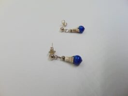 Cercei din argint cu lapis lazuli