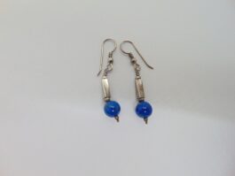 Cercei din argint cu lapis lazuli