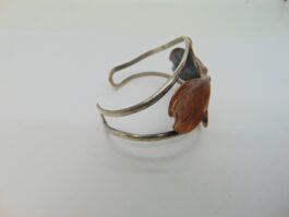 Bratara fixa din argint si cupru