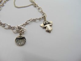 Bratara si charm uri cruce, ingeras din argint