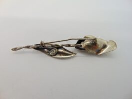 Brosa floare din argint Jewelart