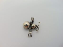 Brosa paianjen din argint semnata JFC