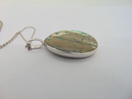 Lantisor si pandantiv din argint cu sidef