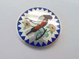 Brosa pandantiv mare din argint Ruddell Nancy Laconsello Zuni