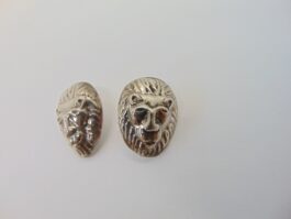 Cercei leu din argint Mexic