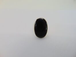 Inel din argint cu onix mare