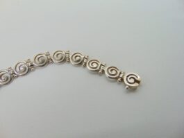 Bratara spirale din argint