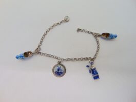 Bratara si charm uri din argint cu email Olanda