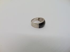 Inel din argint cu onix