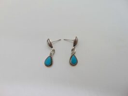 Cercei din argint cu turcoaz