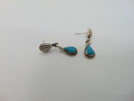 Cercei din argint cu turcoaz