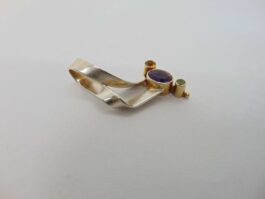 Pandantiv creatie din argint cu ametist