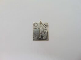 Pandantiv lup navajo din argint